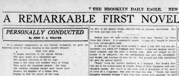 April 19, 1924: A peculiar recommendation