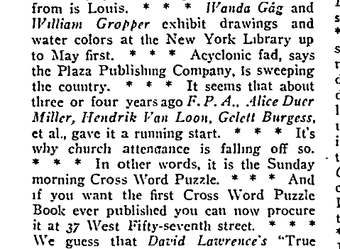 April 26, 1924: Why church attendance is falling off so