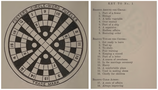 Foster's Circle-Word Puzzles